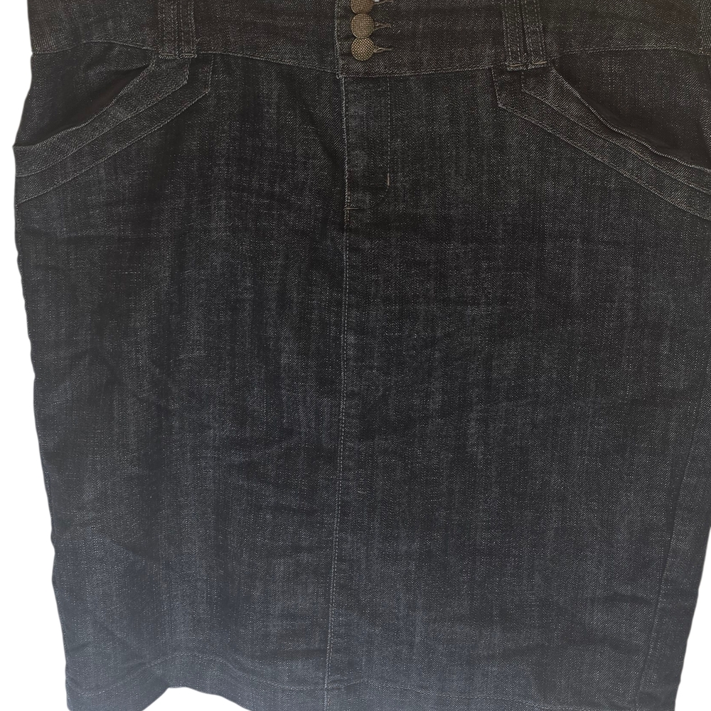 Dark Denim Skirt